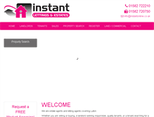 Tablet Screenshot of instantonline.co.uk